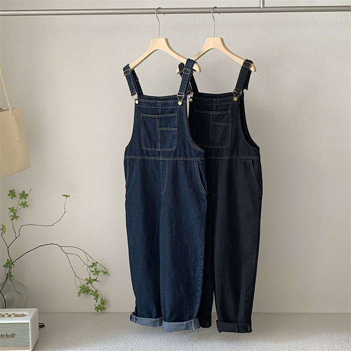 デニム サット パンツ レディース オールインワン オーバーオール つなぎ デニムサットパンツ 大人サット ロング サ 