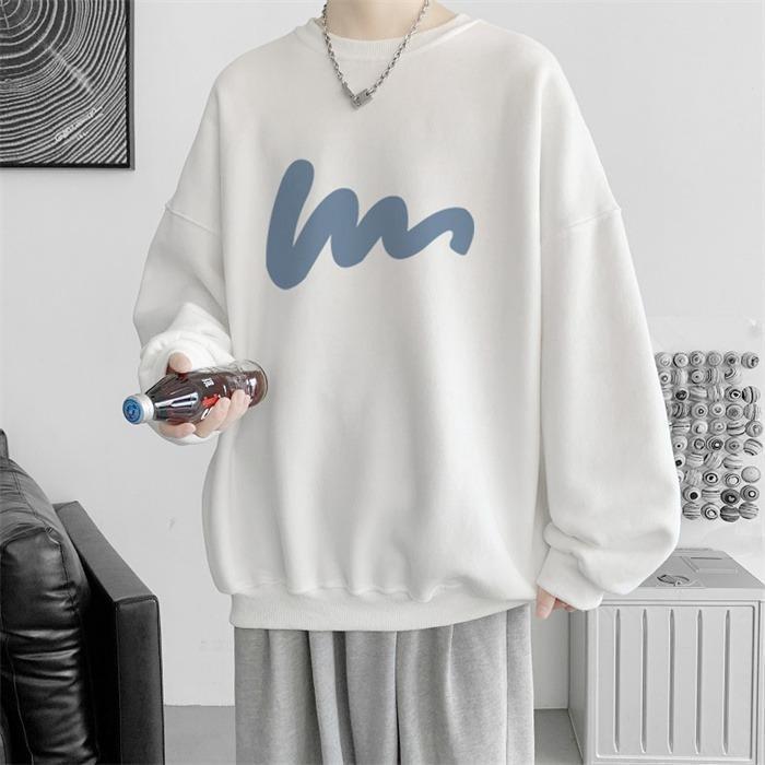 トレーナー メンズ トップス スウェットシャツ 春服 秋服 シンプル 長袖 カジュアル ゆったり お洒落 クルーネック プルオーバー 
