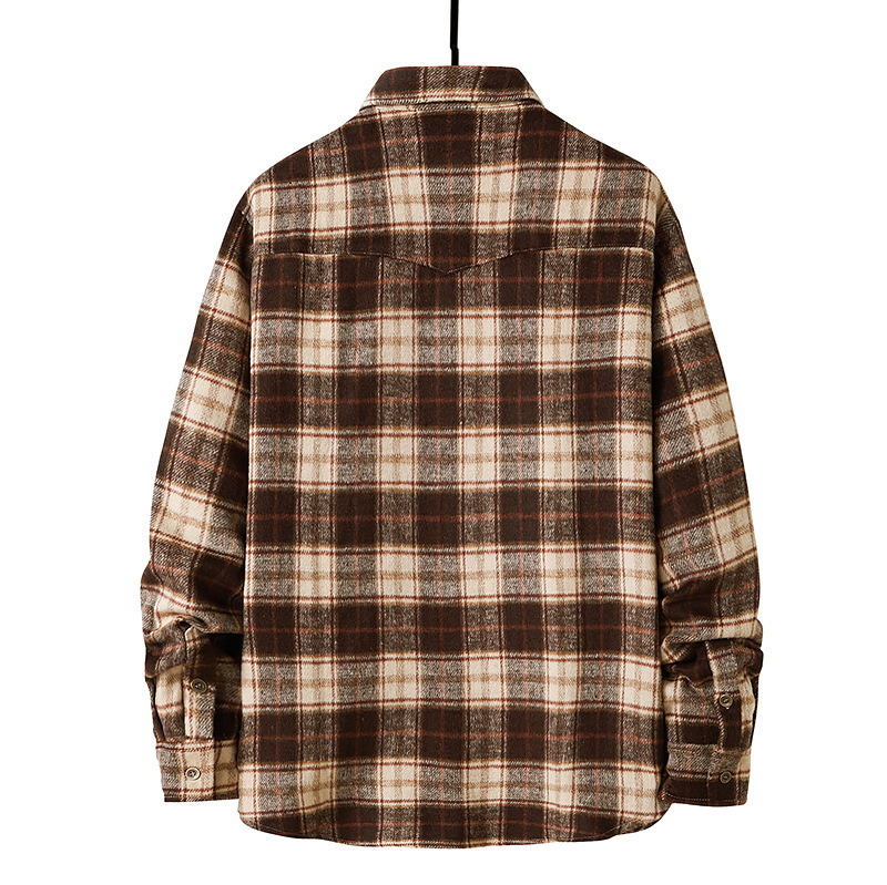 ネルシャツ チェックシャツ メンズ ネルチェックシャツ 秋冬 長袖シャツ シャツ かっこいい カップル コットン おしゃれ ワークシャツ ペアルック カジュアル 