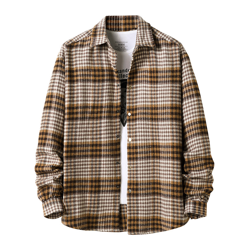 ネルシャツ チェックシャツ メンズ ネルチェックシャツ 秋冬 長袖シャツ シャツ かっこいい カップル コットン おしゃれ ワークシャツ ペアルック カジュアル 