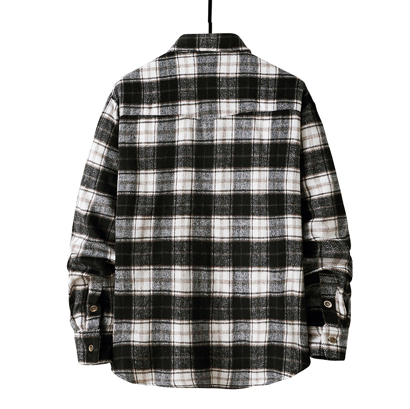 ネルシャツ チェックシャツ メンズ ネルチェックシャツ 秋冬 長袖シャツ シャツ かっこいい カップル コットン おしゃれ ワークシャツ ペアルック カジュアル 