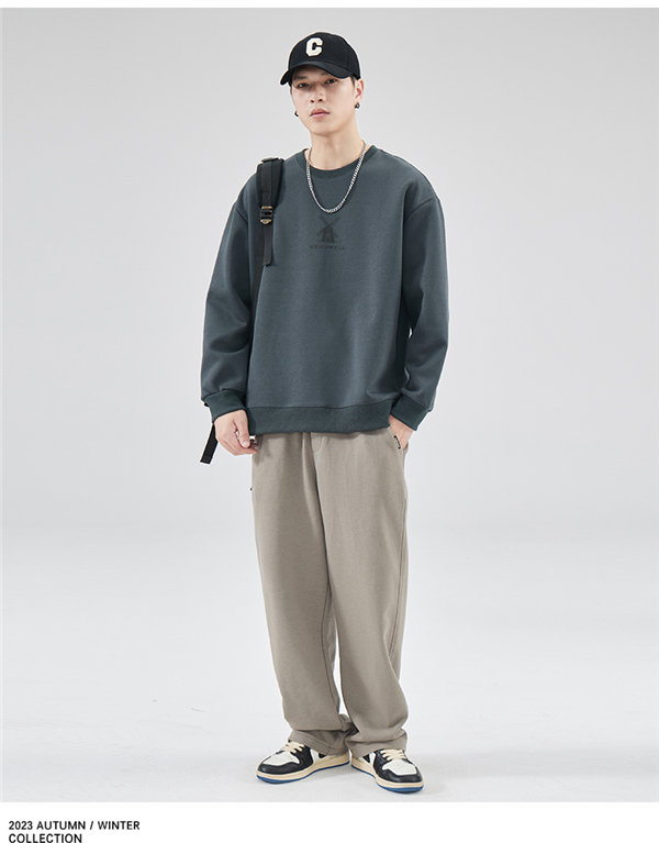 トレーナー メンズ 秋服トレーナー オーバーサイズ ゆったり 着痩せ 秋服 カップル 薄手 韓国ファッション 春秋 送料無料 クルーネック 