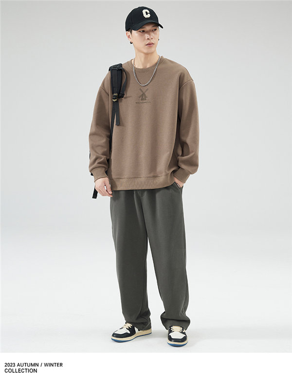 トレーナー メンズ 秋服トレーナー オーバーサイズ ゆったり 着痩せ 秋服 カップル 薄手 韓国ファッション 春秋 送料無料 クルーネック 