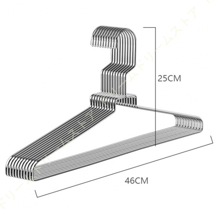 ハンガー 50本組 セット 洗濯 衣類 多機能ハンガー 曲がらな 滑り止め すべらない 超強い荷重 跡がつかない 物干し 乾湿両用ステンレス 変形にくい 