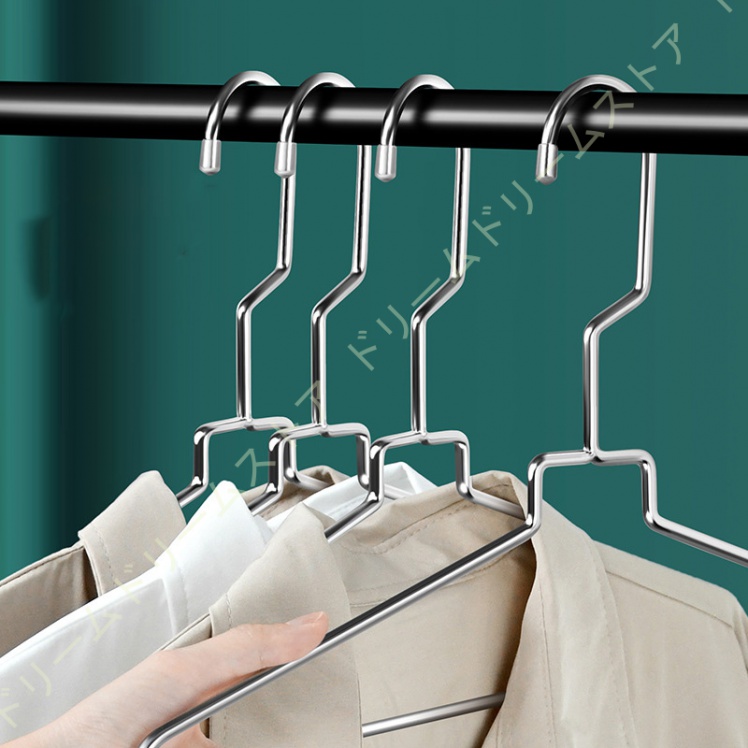 ハンガー 50本組 セット 洗濯 衣類 多機能ハンガー 曲がらな 滑り止め すべらない 超強い荷重 跡がつかない 物干し 乾湿両用ステンレス 変形にくい 