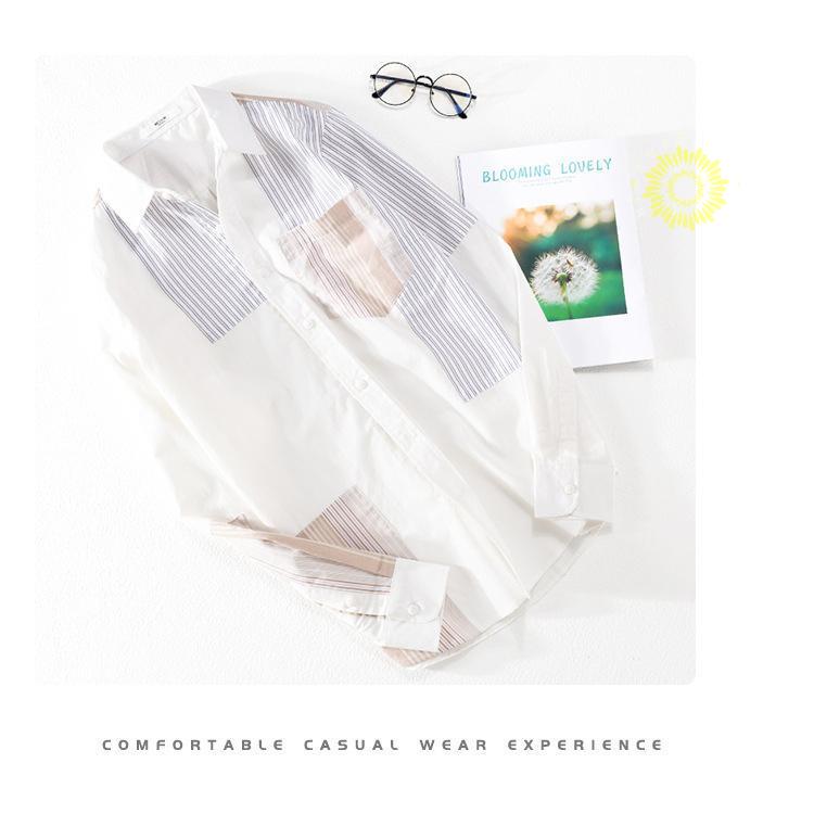 カジュアルシャツ メンズ シャツ トップス 長袖シャツ ストライプ きれいめ 切り替え 