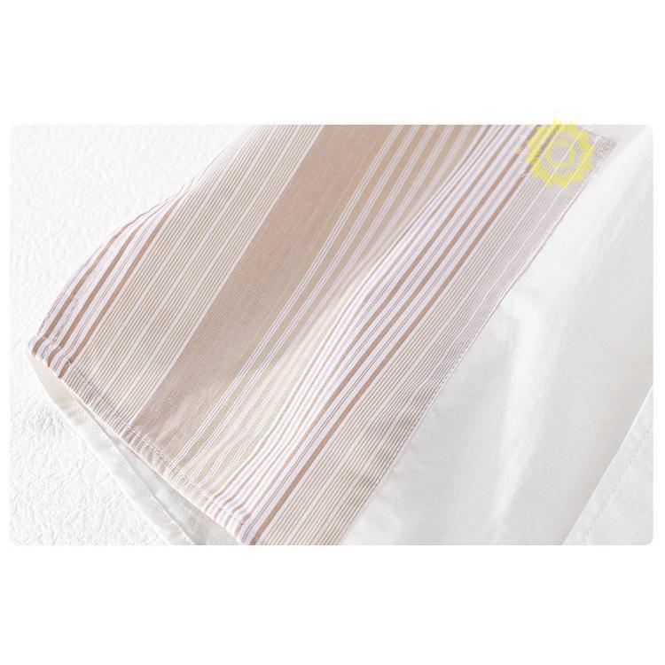 カジュアルシャツ メンズ シャツ トップス 長袖シャツ ストライプ きれいめ 切り替え 