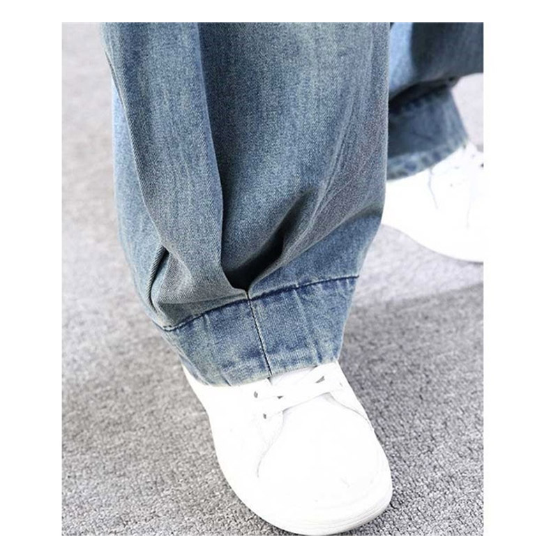 サルエルパンツ レディース デニムパンツ デニム サーカスパンツ ウエストゴム 着痩せ お洒落 ガウチョ アンクル丈 ゆったり Ｇパン ワイドパンツ カジュアル 