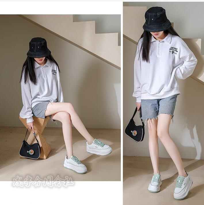 厚底スニーカー レディース ローカットスニーカー スポーツ厚底5.5CM 身長アップ 美脚 歩きやすい 靴 軽量 通勤 疲れない おしゃれ 通学 