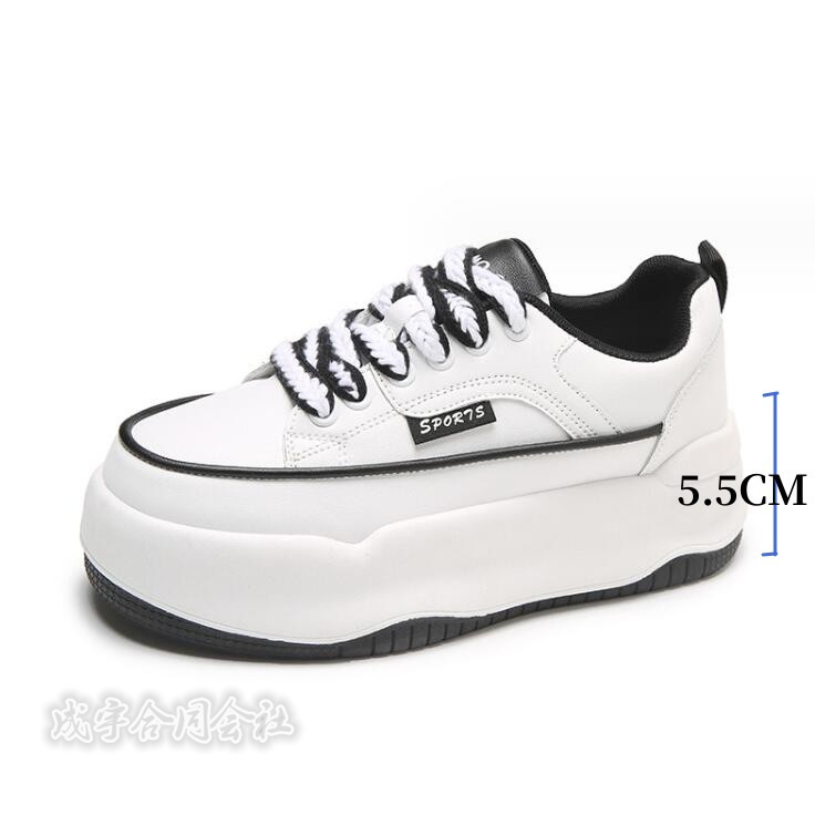 厚底スニーカー レディース ローカットスニーカー スポーツ厚底5.5CM 身長アップ 美脚 歩きやすい 靴 軽量 通勤 疲れない おしゃれ 通学 