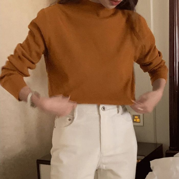 トップス ニット モックネック ハイネック カットソー レディース ブラック 黒 ホワイ 可愛い 大人 韓国 長袖 ベージュ カジュアル エレきれいめ グレー 