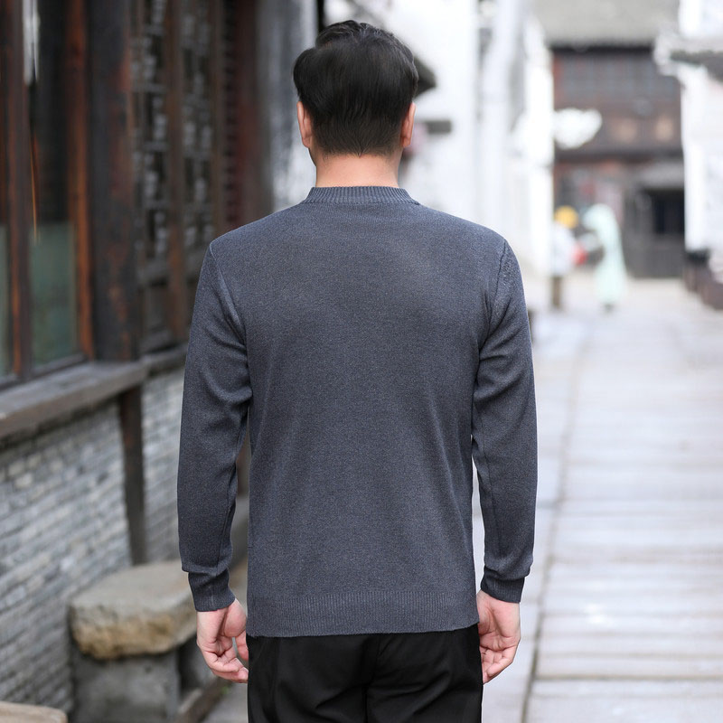 ニット セーター メンズ◆クルーネック秋服 冬服 紳士 メンズ 誕生日 クリスマス ギフト ゴルフ 敬老の日 プレゼント シニア シニアファッション 