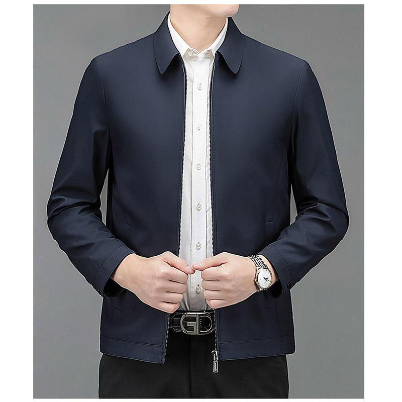 ライトアウター メンズ 春秋 ビジネス シンプル ジップアップ 出張 フォーマル ブルゾン ショートコート カジュアル ジャケット ビジネスジャケット 通勤 仕事 