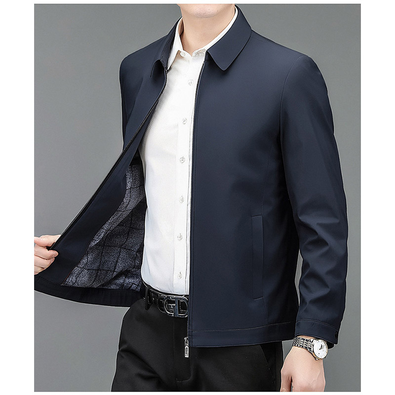 ライトアウター メンズ 春秋 ビジネス シンプル ジップアップ 出張 フォーマル ブルゾン ショートコート カジュアル ジャケット ビジネスジャケット 通勤 仕事 