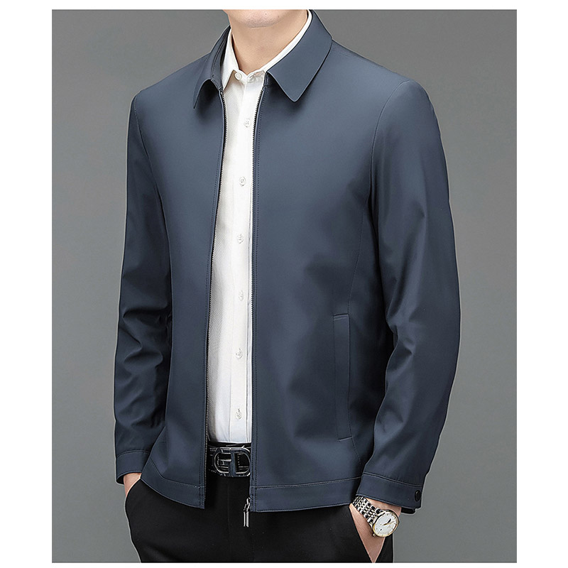 ライトアウター メンズ 春秋 ビジネス シンプル ジップアップ 出張 フォーマル ブルゾン ショートコート カジュアル ジャケット ビジネスジャケット 通勤 仕事 