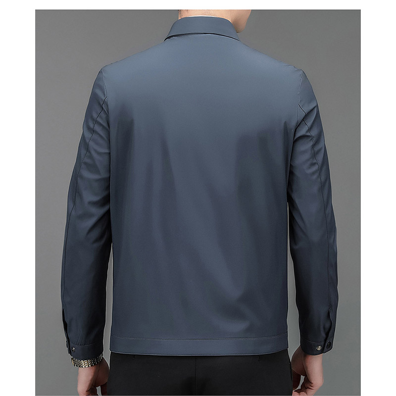 ライトアウター メンズ 春秋 ビジネス シンプル ジップアップ 出張 フォーマル ブルゾン ショートコート カジュアル ジャケット ビジネスジャケット 通勤 仕事 