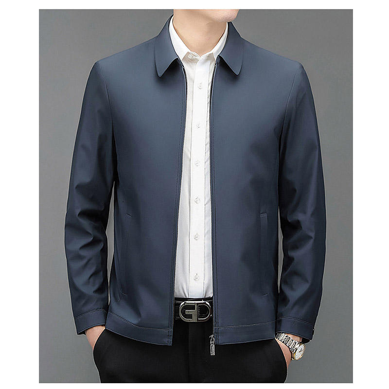 ライトアウター メンズ 春秋 ビジネス シンプル ジップアップ 出張 フォーマル ブルゾン ショートコート カジュアル ジャケット ビジネスジャケット 通勤 仕事 