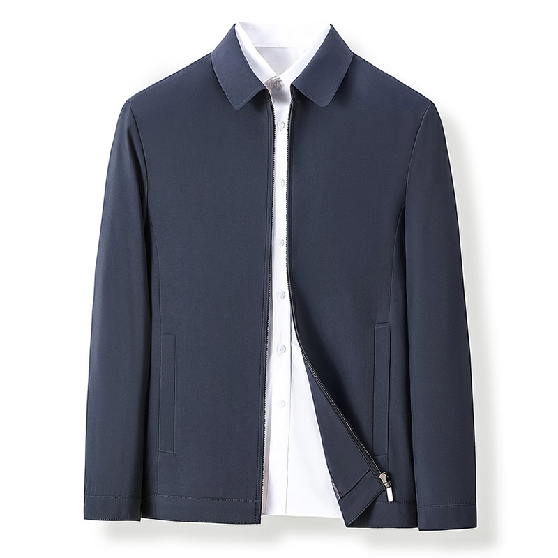 ライトアウター メンズ 春秋 ビジネス シンプル ジップアップ 出張 フォーマル ブルゾン ショートコート カジュアル ジャケット ビジネスジャケット 通勤 仕事 