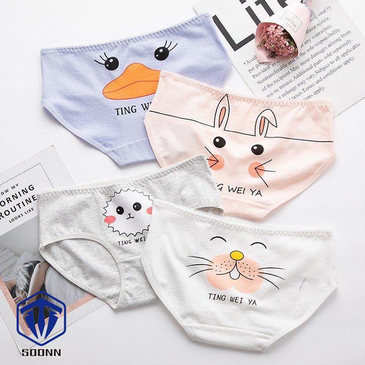 ショーツ ローライズ スタンダード レディース パンツ インナー 下着 動物 アニメ おしゃれ かわいい プリント 