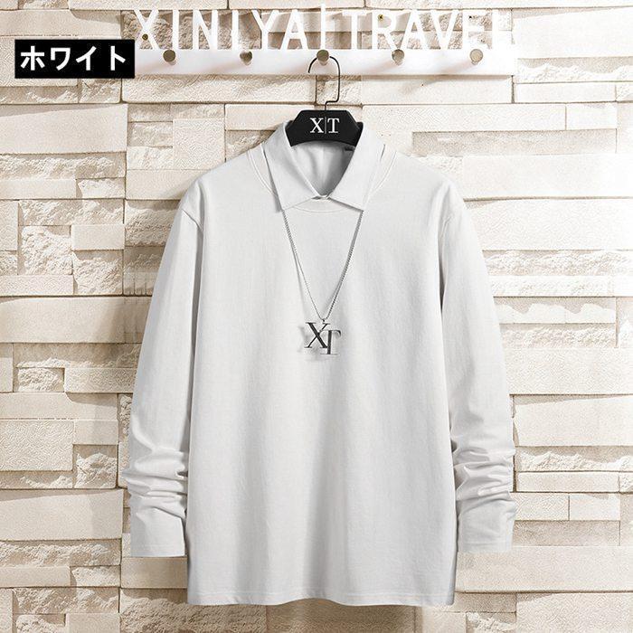 長袖Ｔシャツ メンズ トップス クルーネック 長袖 春服 カジュアル シンプル おしゃれ 普段着 通勤 通学 かっこいい 部屋着 