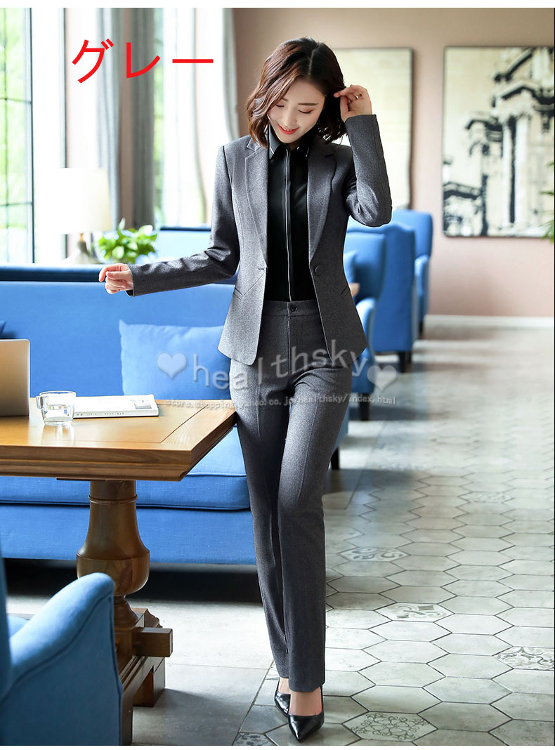 2023ユニフォームエステ サロン通勤ビジネススーツレディース女性制服おしゃれ長袖ビジネススーツ入学式 卒業式卒園式(エステネイル美容サロン制服)  