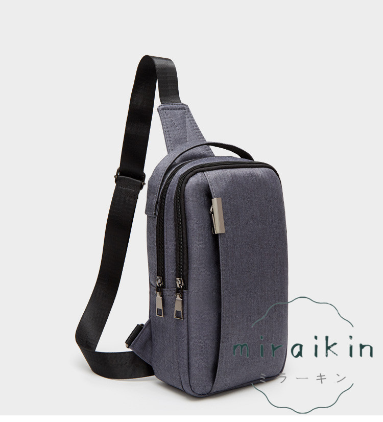 ボディバッグ ショルダーバッグ メンズ 大容量 ダブルファスナー 斜めがけ ボディーバッグ 鞄 サコッシュ 肩掛け カバン おしゃれ バッグ ウエストポーチ 