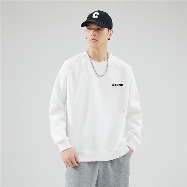 トレーナー メンズ プルオーバー ブラック 長袖 スポーツウェア 英語文字 春秋 送料無料 韓国ファッション 長袖 デザイン プリント Uネック 丸襟 