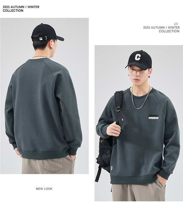 トレーナー メンズ プルオーバー ブラック 長袖 スポーツウェア 英語文字 春秋 送料無料 韓国ファッション 長袖 デザイン プリント Uネック 丸襟 