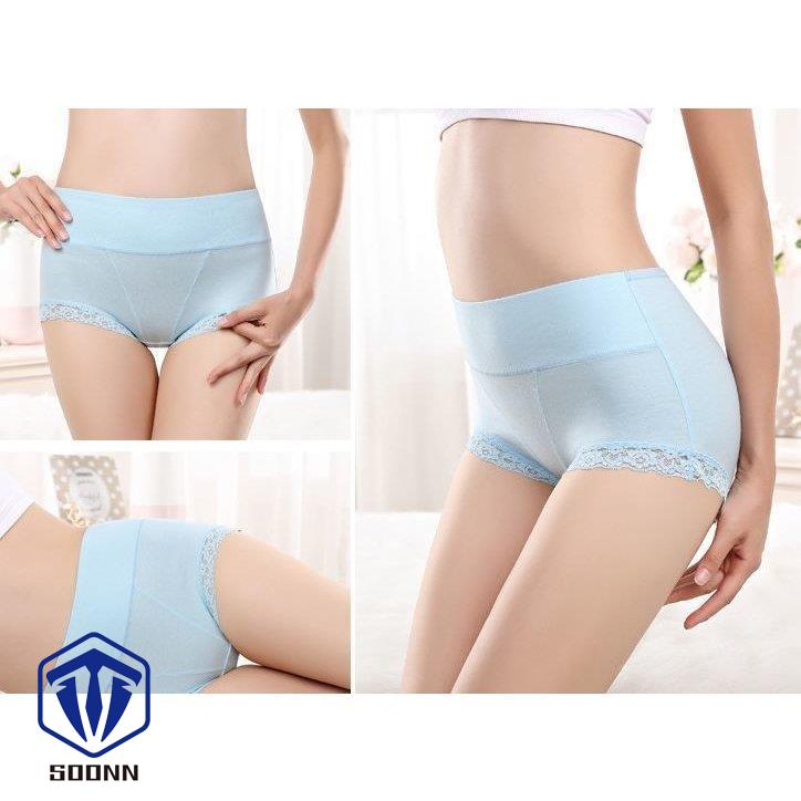 レディースショーツ スタンダード 単品 パンツ パンティー おへそすっぽり シンプル レース インナー 女 ソリッド無地 女性用下着ショーツ 