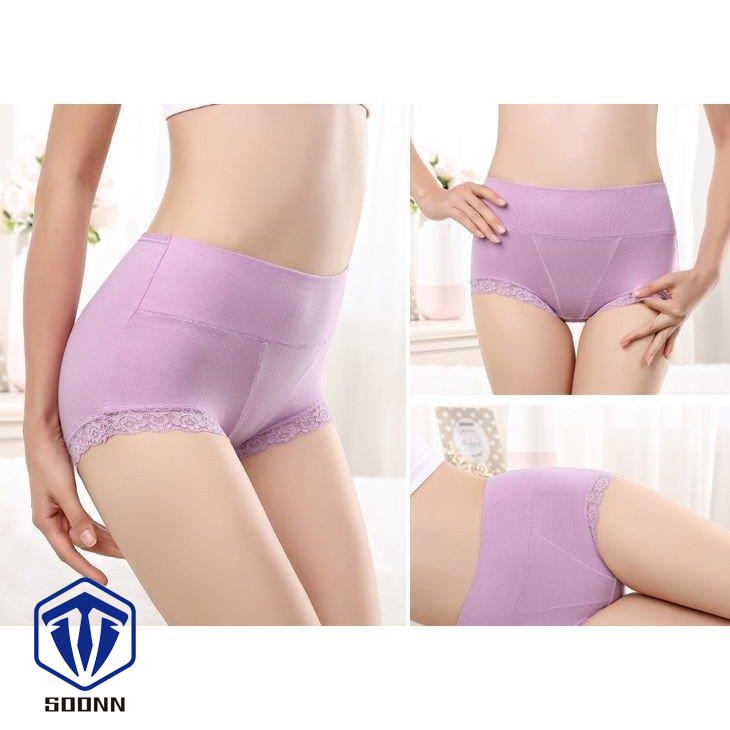 レディースショーツ スタンダード 単品 パンツ パンティー おへそすっぽり シンプル レース インナー 女 ソリッド無地 女性用下着ショーツ 