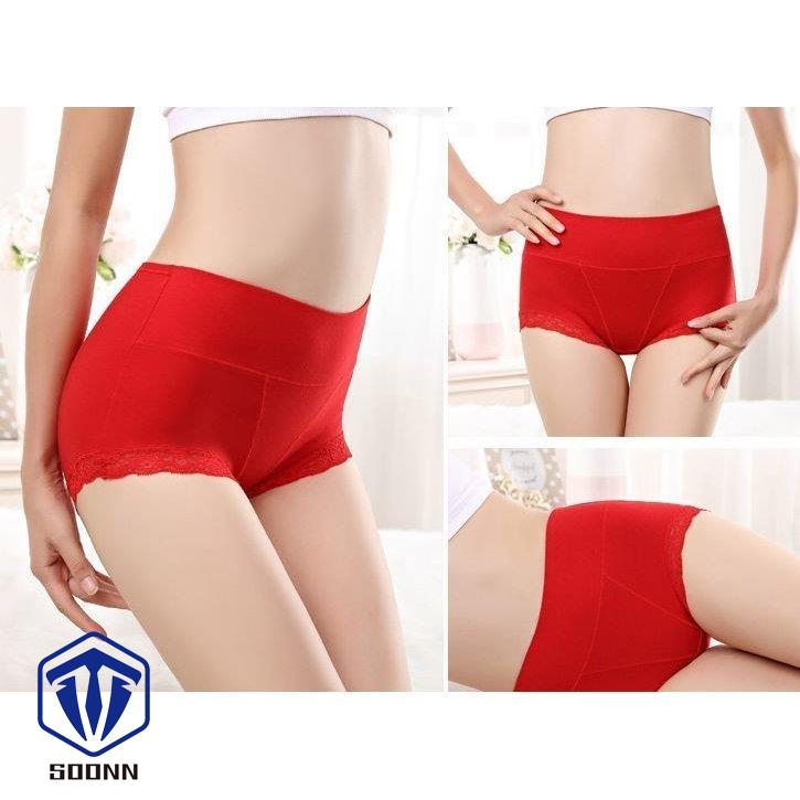 レディースショーツ スタンダード 単品 パンツ パンティー おへそすっぽり シンプル レース インナー 女 ソリッド無地 女性用下着ショーツ 