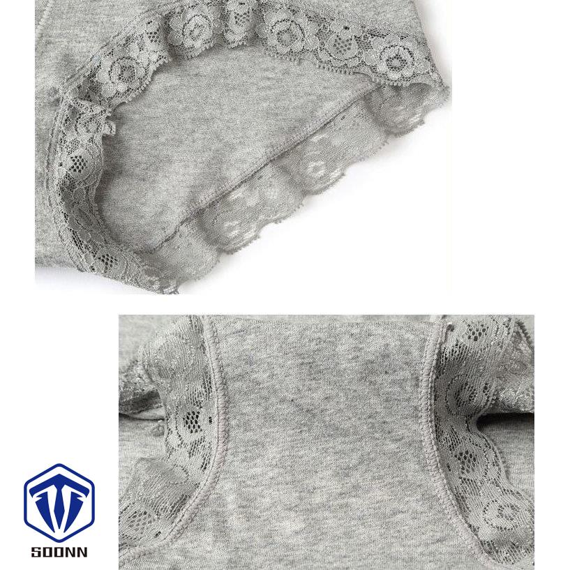 レディースショーツ スタンダード 単品 パンツ パンティー おへそすっぽり シンプル レース インナー 女 ソリッド無地 女性用下着ショーツ 