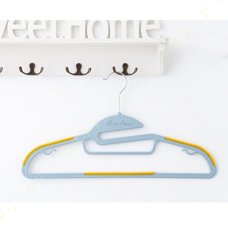 ハンガー すべらない 襟が伸びない かたくずれ防止 連結フック付き 多機能 乾湿両用 スーツ ブラック グレー 多機能 スリム 収納 10本組 おしゃれ 