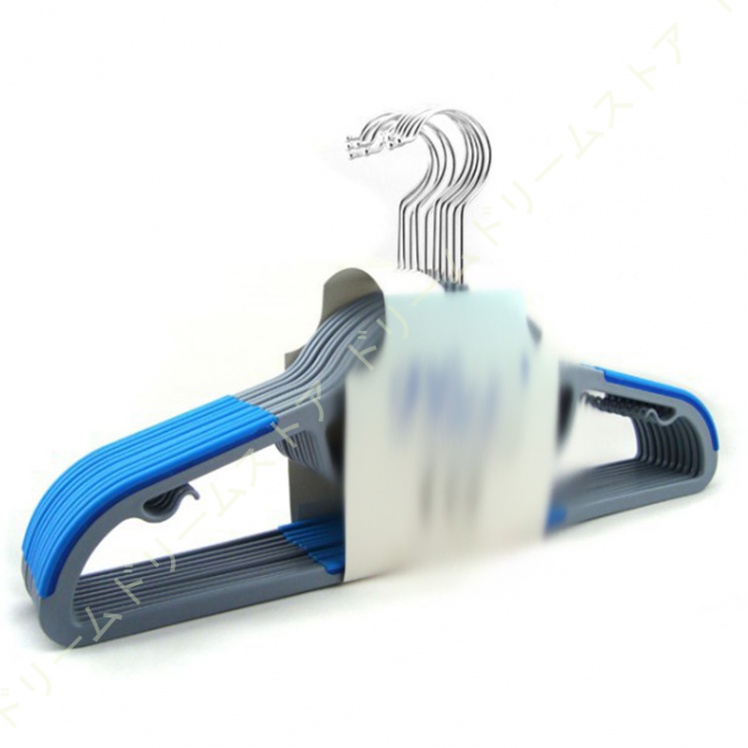 ハンガー すべらない 襟が伸びない かたくずれ防止 連結フック付き 多機能 乾湿両用 スーツ ブラック グレー 多機能 スリム 収納 10本組 おしゃれ 