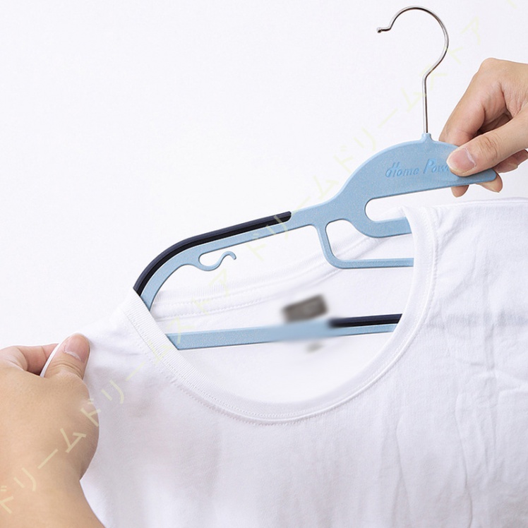 ハンガー すべらない 襟が伸びない かたくずれ防止 連結フック付き 多機能 乾湿両用 スーツ ブラック グレー 多機能 スリム 収納 10本組 おしゃれ 