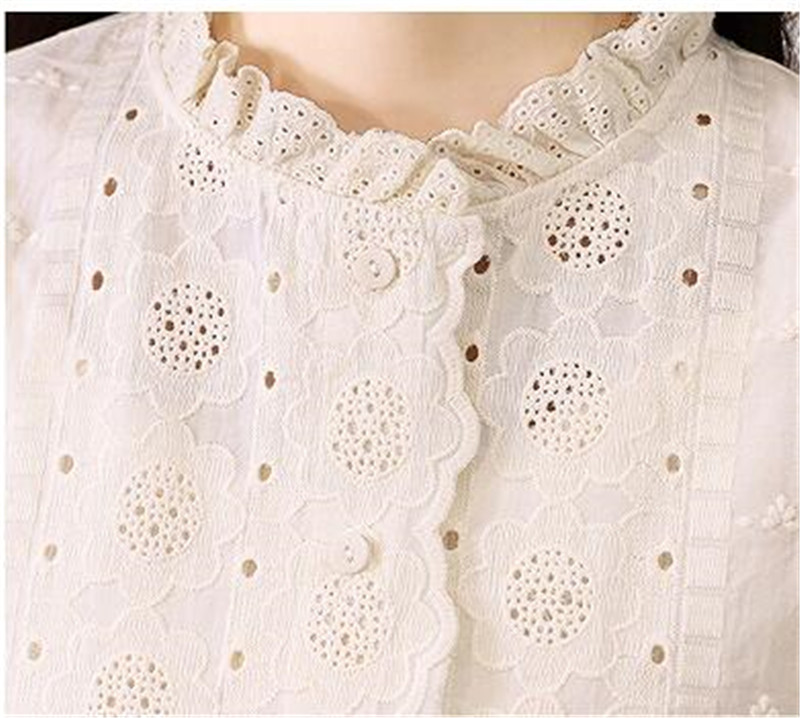 ブラウス レディース シャツ シャツブラウス 長袖 無地 レース アウトドア 春秋 花柄 長袖シャツ トップス カジュアル おしゃれ ゆったり 刺繍 
