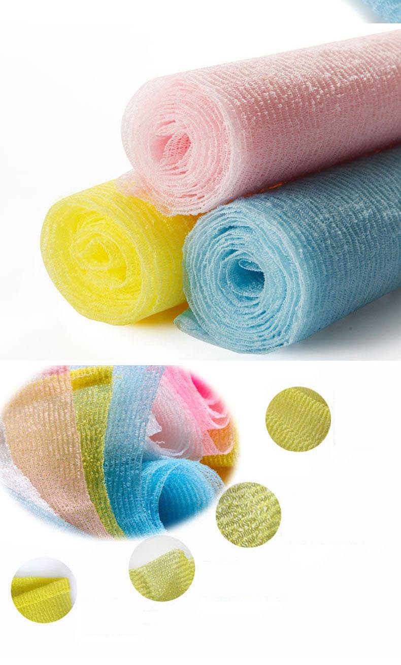 ボディタオル 3枚セット なめらかホイップ 泡立ち 弱酸性ボディタオル やわらかめ 背中洗い 敏感肌 浴用タオル 