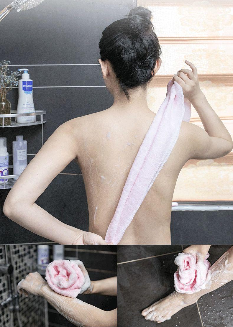 ボディタオル 3枚セット なめらかホイップ 泡立ち 弱酸性ボディタオル やわらかめ 背中洗い 敏感肌 浴用タオル 