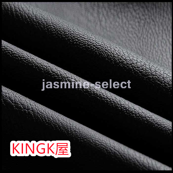 レザージャケット メンズ ブルゾン フェイクレザージャケット ジップアップ リブ襟 秋 無地 合皮 ファスナーポケット アウター おしゃれ ライダースジャケット 