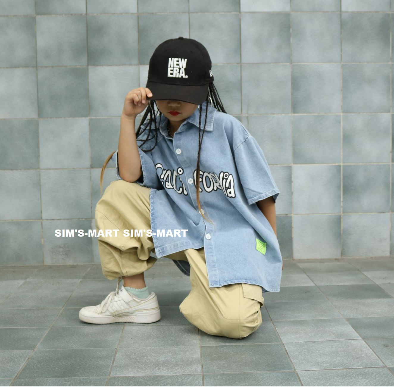 デニム キッズダンス衣装 セットアップ ヒップホップ 衣装 デニムシャツ 男の子 韓国 ダンスウェア ダンス衣装 K-POP キッズ チノパン 子供ダンス服 ガールズ 