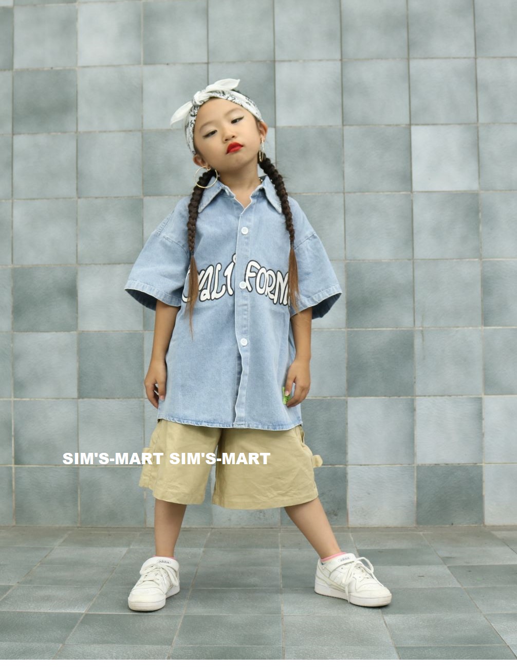 デニム キッズダンス衣装 セットアップ ヒップホップ 衣装 デニムシャツ 男の子 韓国 ダンスウェア ダンス衣装 K-POP キッズ チノパン 子供ダンス服 ガールズ 