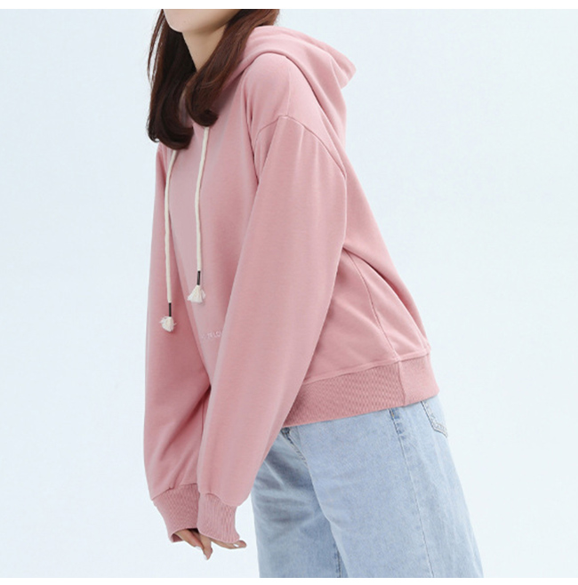 レディース 無地 スウエット トレーナー プルオーバー フード付 長袖 大きいサイズ トップス 