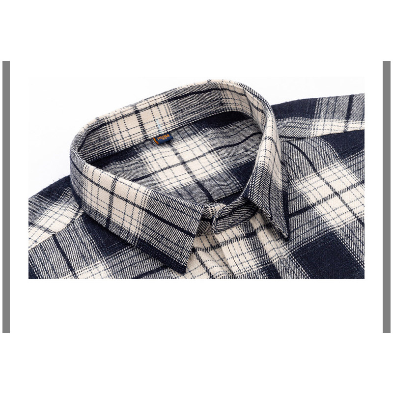 シャツ メンズ 長袖 ワイシャツ カジュアル トップス お洒落 秋 ボタンシャツ 通学通勤 チェック柄 開襟シャツ 大きいサイズ紳士 春 ゆったり ビジネス 