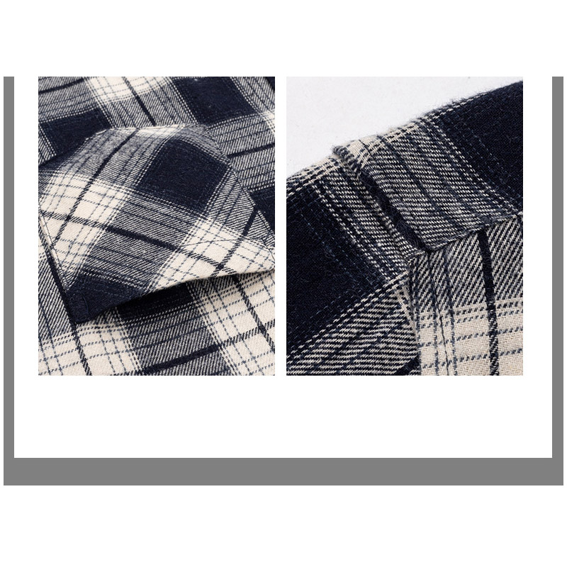 シャツ メンズ 長袖 ワイシャツ カジュアル トップス お洒落 秋 ボタンシャツ 通学通勤 チェック柄 開襟シャツ 大きいサイズ紳士 春 ゆったり ビジネス 