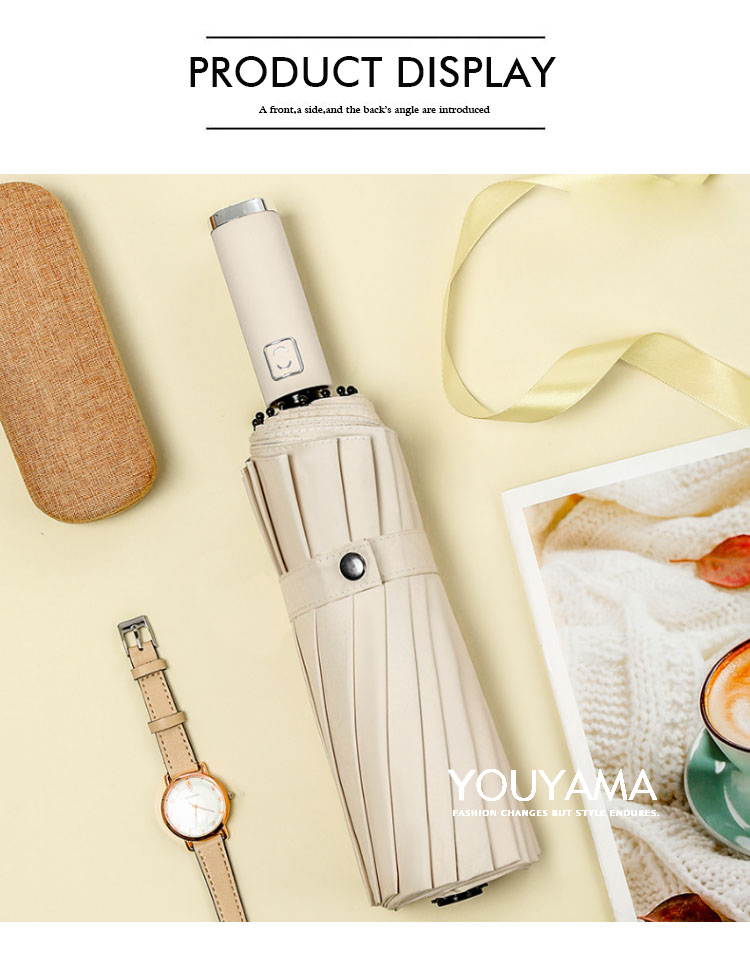 傘 折りたたみ傘 晴雨兼用 自動開閉 日傘 撥水加工 高強度 カサ耐強風 耐久性の高い 送料無料 遮熱 葉柄 遮光 折り畳み傘3段折り 撥水ビジネス傘 16本骨 かさ 