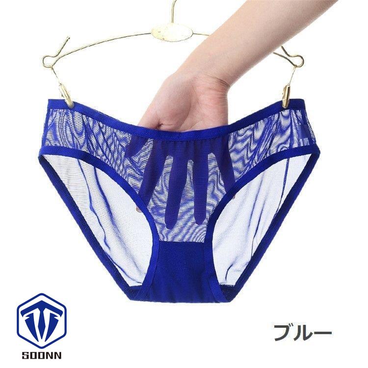 スタンダードショーツ シースルー ローライズ 無地 通気性 パンツ ショーツ レディース インナー 下着 シンプル パンティー 