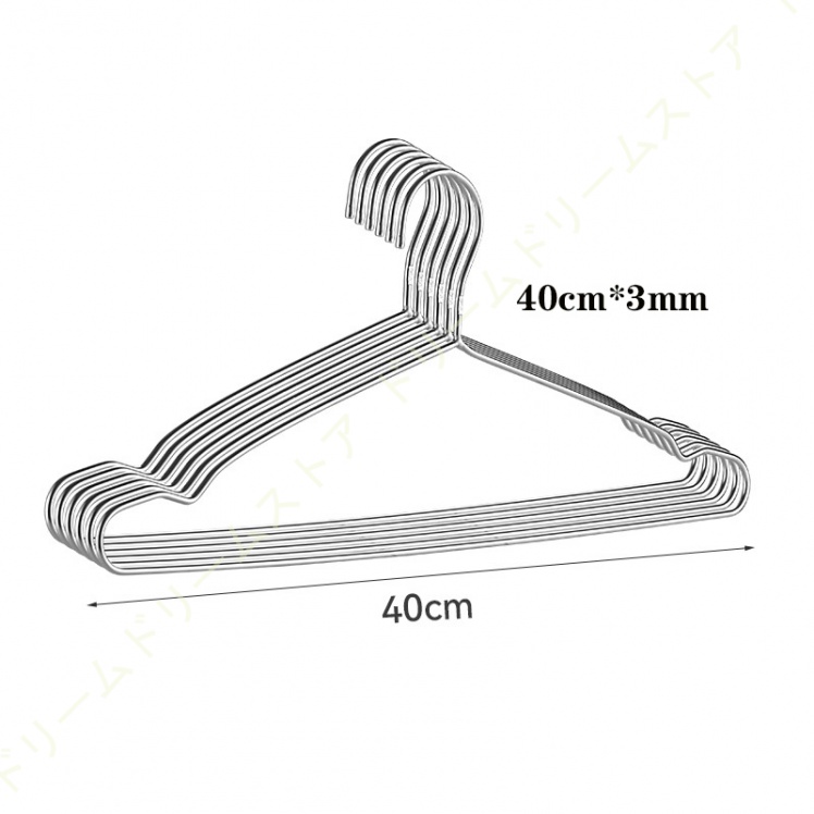 10本セット ステンレス製ハンガー ハンガー セット スリム 洗濯 洋服収納 洗濯用ハンガー 洋服 衣類 頑丈 曲がらない 軽い ステンレス 洋服掛け 衣類収納 