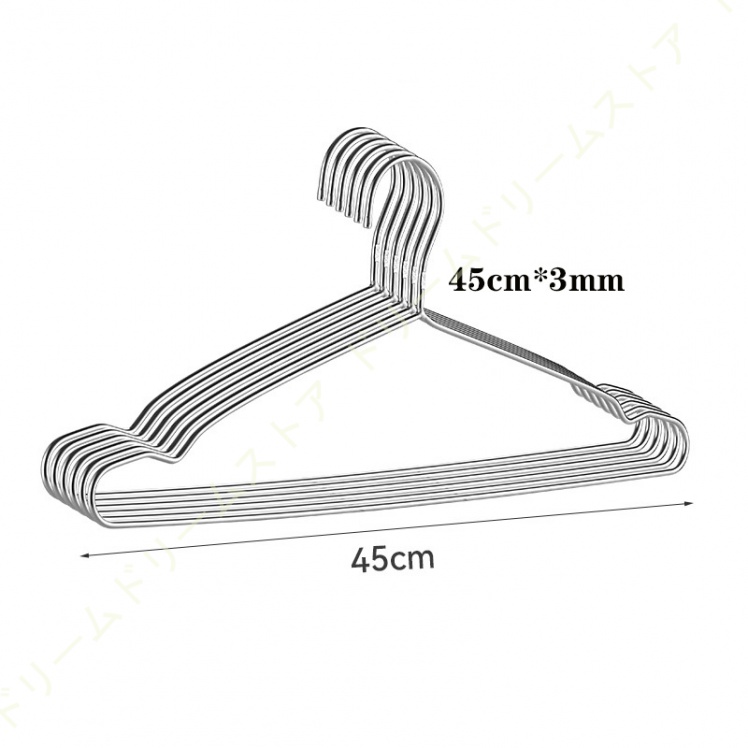 10本セット ステンレス製ハンガー ハンガー セット スリム 洗濯 洋服収納 洗濯用ハンガー 洋服 衣類 頑丈 曲がらない 軽い ステンレス 洋服掛け 衣類収納 