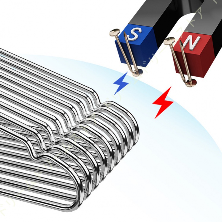 10本セット ステンレス製ハンガー ハンガー セット スリム 洗濯 洋服収納 洗濯用ハンガー 洋服 衣類 頑丈 曲がらない 軽い ステンレス 洋服掛け 衣類収納 