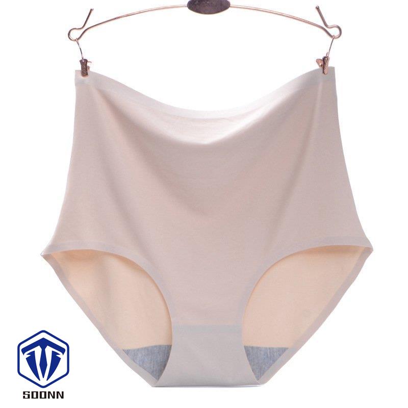 スタンダードショーツ シームレス フルバックショーツ 単品 パンツ パンティー 大きいサイズ お腹すっぽり ハイウエスト レディース インナー 深履き 